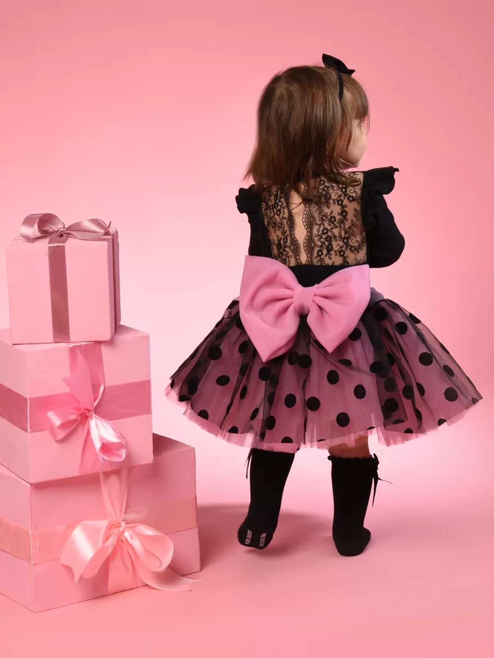 Юбка-пачка в горох