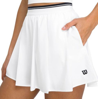 Женские Шорты теннисные Wilson Velocity Pleated - белый