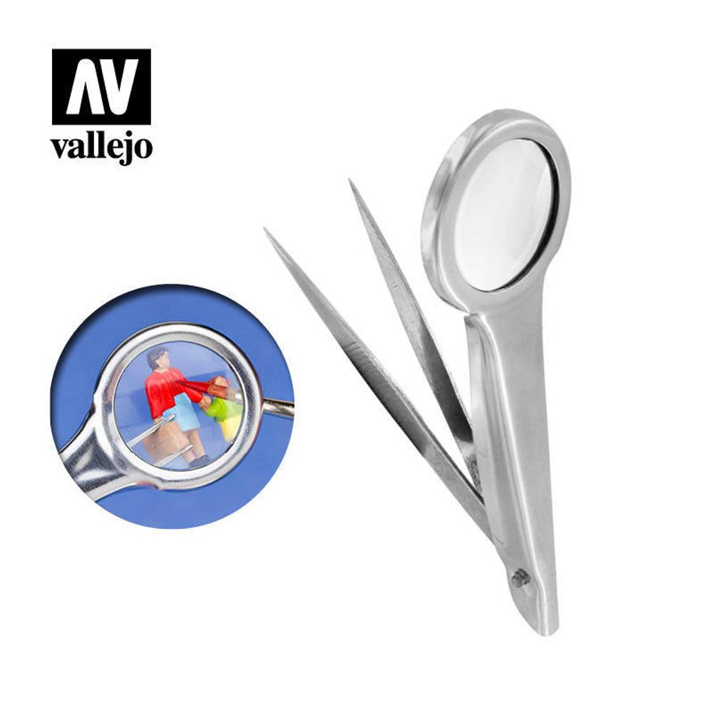 VALLEJO TOOLS: MAGNIFIER TWEEZERS