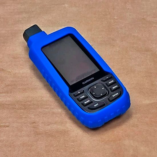Чехол для Garmin GPSMAP 67/66 силиконовый (Синий)
