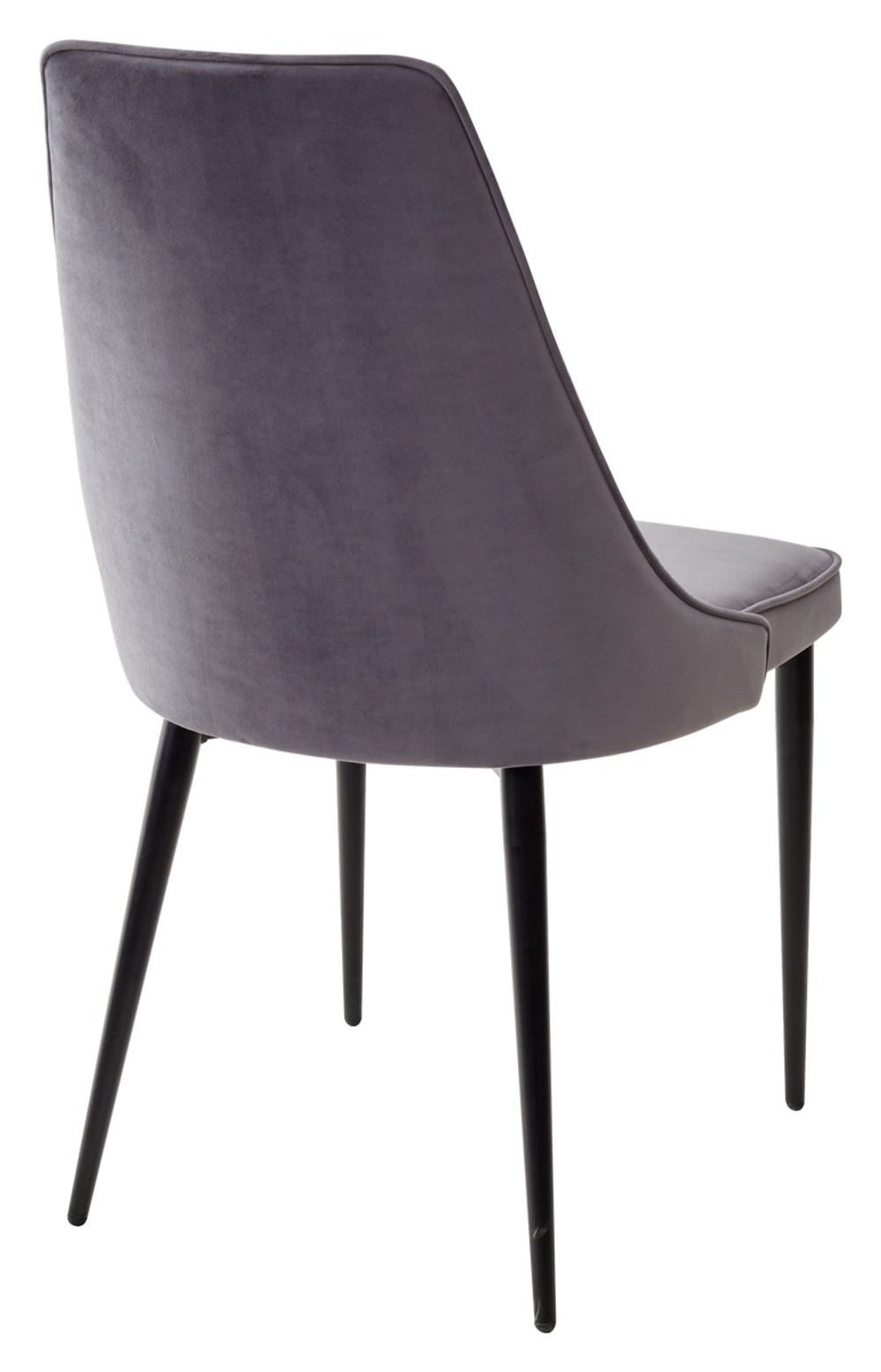 Стул М-City DISAUR Непал (Nepal-P) Серый 27, Велюр, Черный каркас