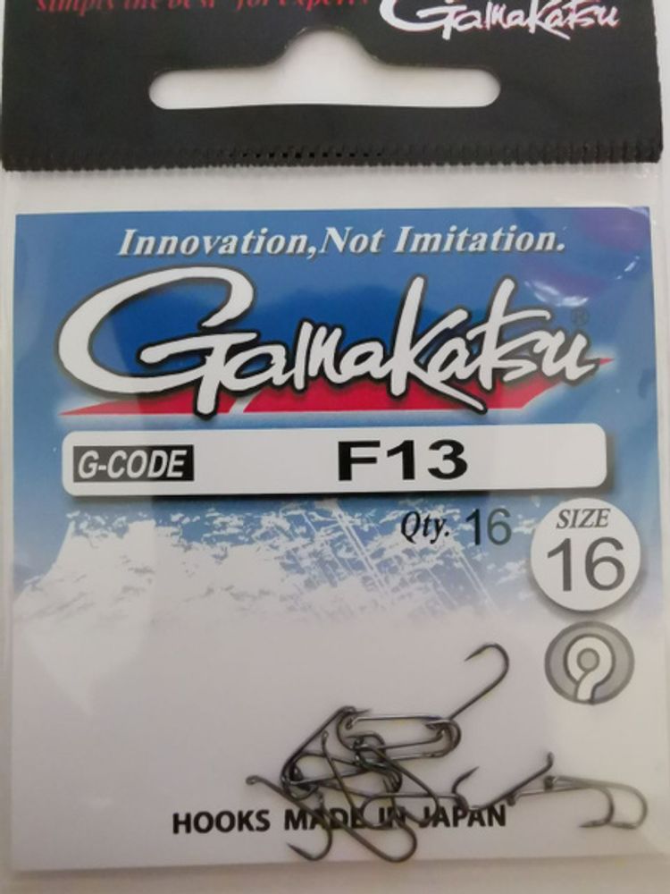 Крючок Gamakatsu Hook F13 (Black) №14