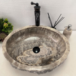 Раковина из оникса Erozy Grey EO-62273 (51*41*15) 0096