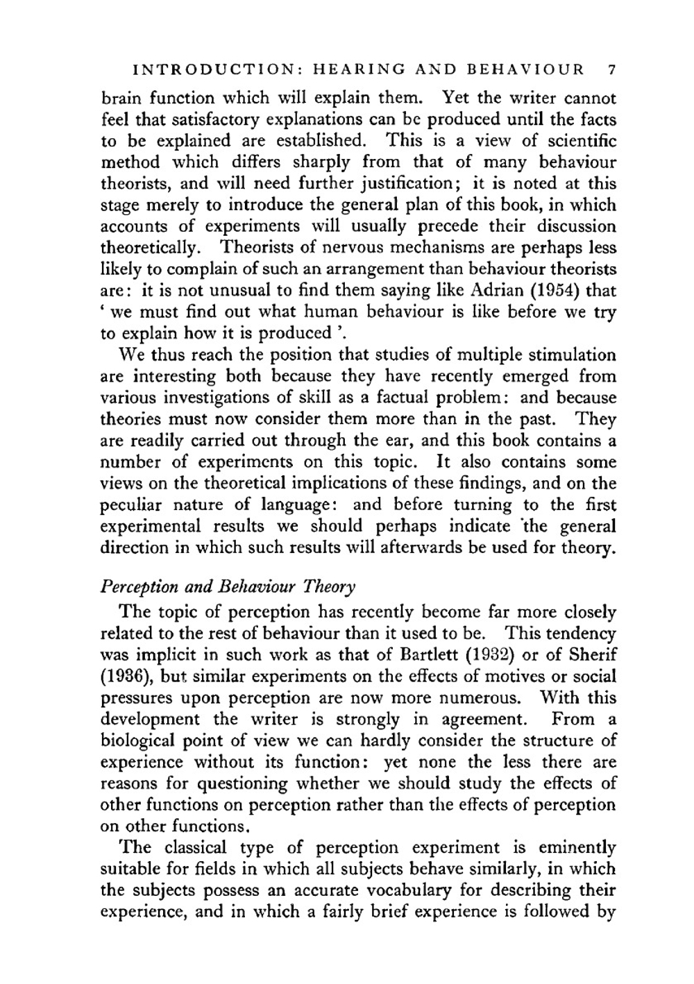 Perception and communication | D.E. Broadbent