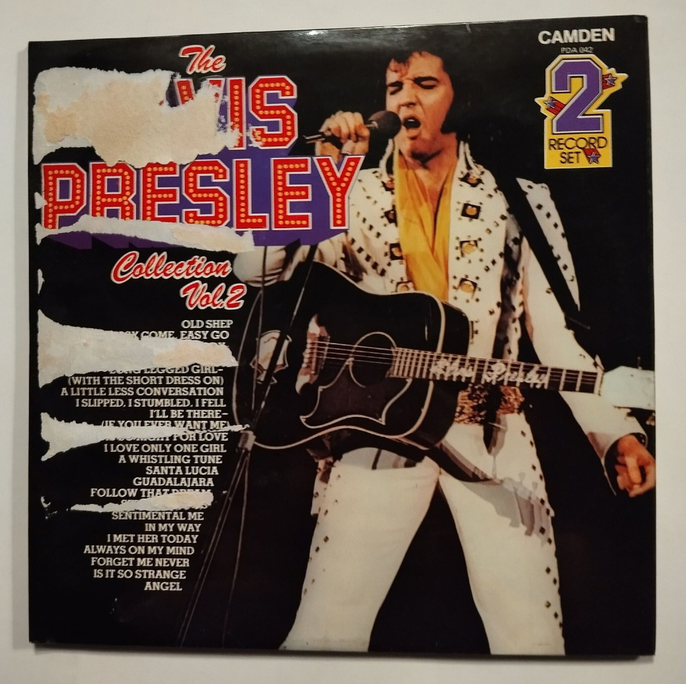 Винтажная виниловая пластинка LP The Elvis Presley Collection Vol.2 2LP (UK 1976)