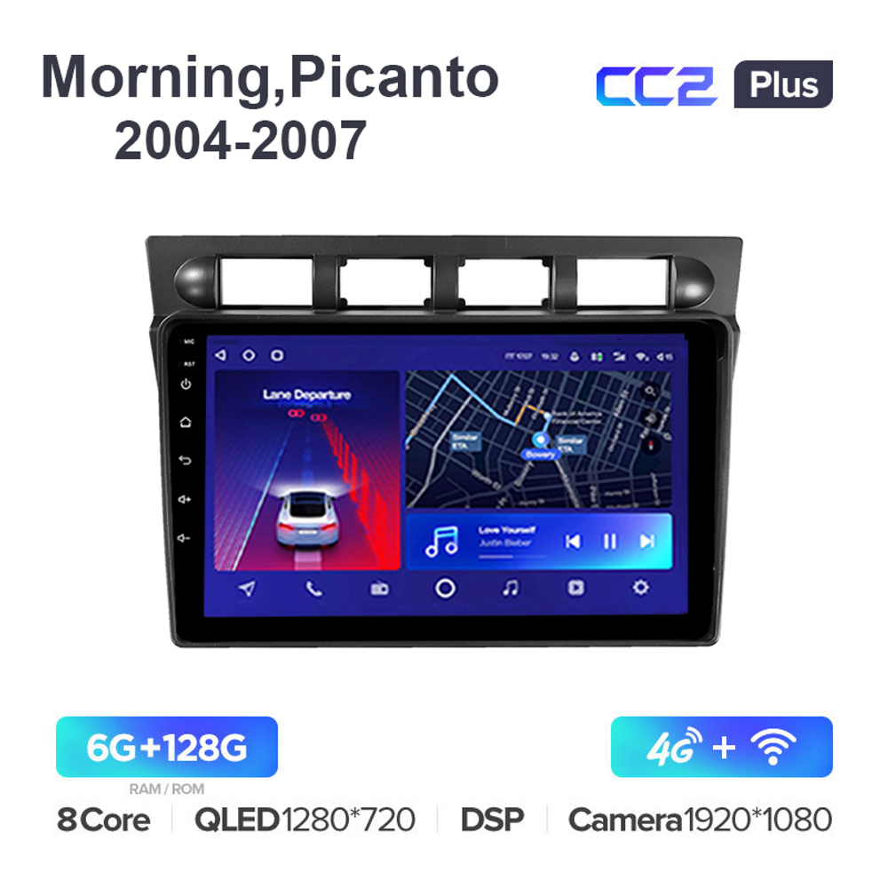 Teyes CC2 Plus 9"для KIA Morning, Picanto 2004-2007