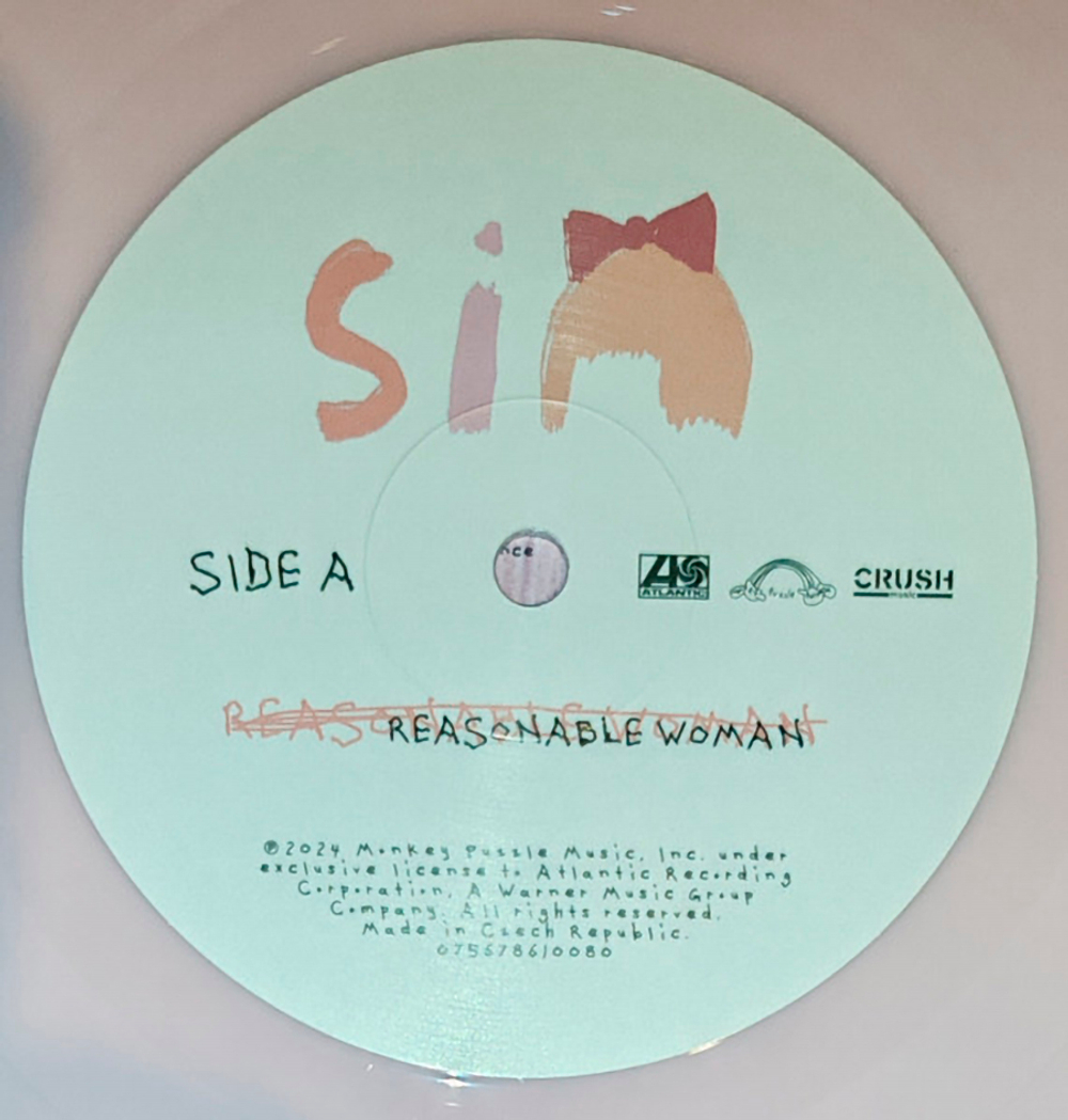 Sia / Reasonable Woman (Coloured Vinyl)(LP)