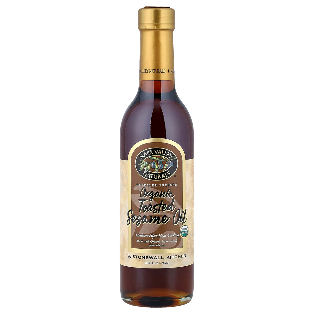 Napa Valley Naturals, Органическое обжаренное кунжутное масло, 375 мл (12,7 жидк. унц.)