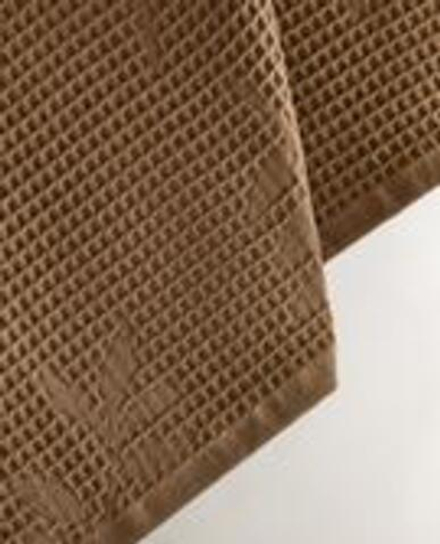 ZARA HOME КУХОННОЕ ПОЛОТЕНЦЕ С ВАФЕЛЬНЫМ УЗОРОМ, КОРИЧНЕВЫЙ