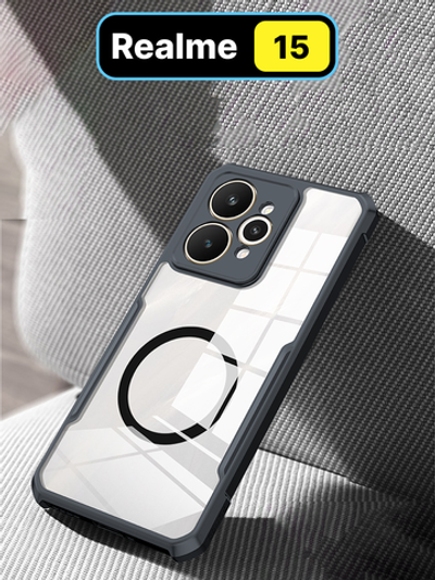 Чехол для Realme 15 c Магсейф противоударный с усиленными углами XUNDD