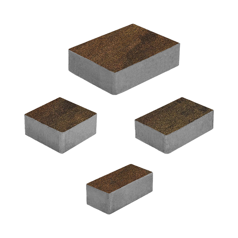 Тротуарная плитка МЮНХЕН - Листопад гранит Саванна, комплект из 4 видов плит