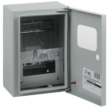 Корпус металлический навесной ЭРА SIMPLE ЩУРН-1/6 (285х190х145) IP31 УХЛ3 серый