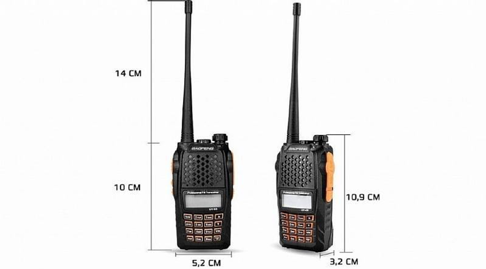 Радиостанция Baofeng UV-6R (7W)