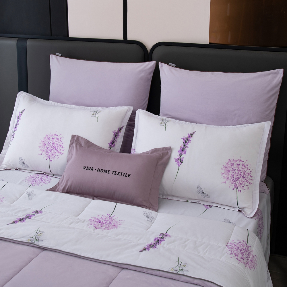 Комплект постельного белья на резинке Сатин Velouria Luxe с Одеялом VLR019