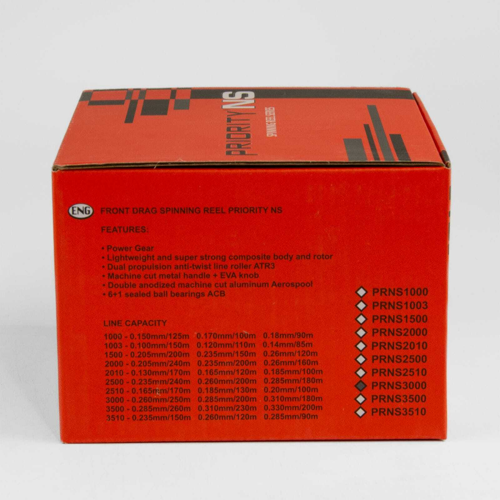 Катушка безынерционная Stinger Priority NS 3000 (3000, 6+1BB, мет. шпуля)