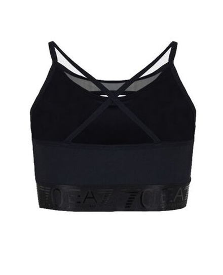 Теннисный бюстгальтер EA7 Woman Jersey Sport Bra - black