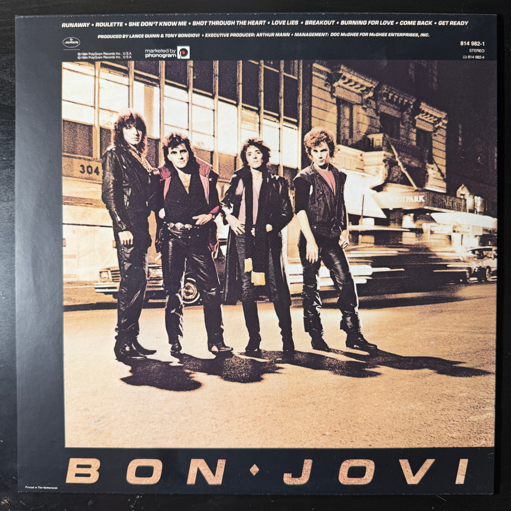 Bon Jovi - Bon Jovi (Голландия 1984г.)