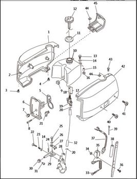 1. Корпус и топливный бак
