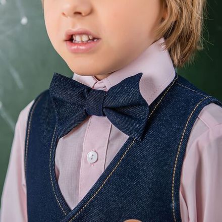 Галстук-бабочка "Джинс"