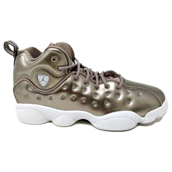 Jordan Jumpman Команда II Детские баскетбольные кроссовки Низкие Золотые Для школьного возраста