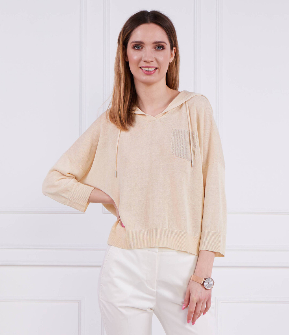 Льна Худи Peserico - бежевый(S99358F12 Q9056)