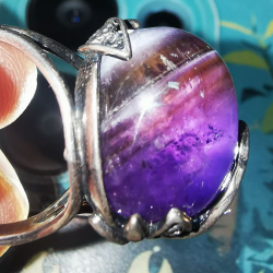 Кольцо "Ягода" аметист
