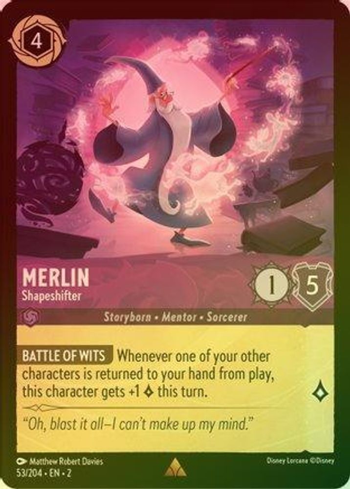 Merlin (Shapeshifter) - 53/204 - Редкая (Foil)