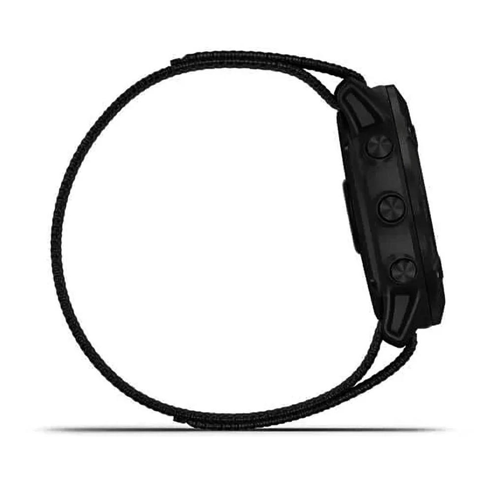 Часы для экстремальных видов спорта Garmin Enduro титановый корпус с угольно-серым DLC-покрытием и черный нейлоновый ремешок UltraFit 010-02408-01