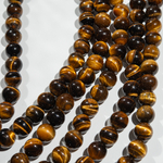 Тигровый глаз натуральный эконом, 10мм, шар