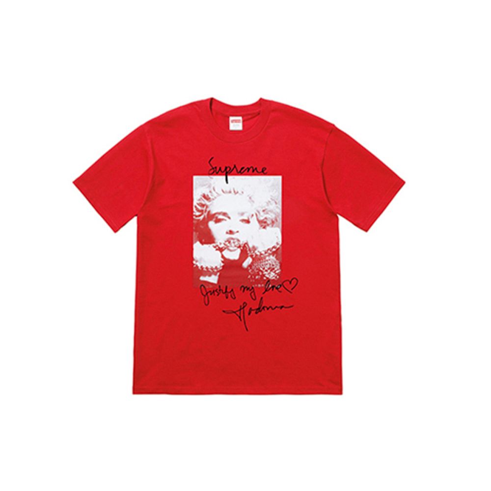 Supreme FW18 Madonna Tee Red T