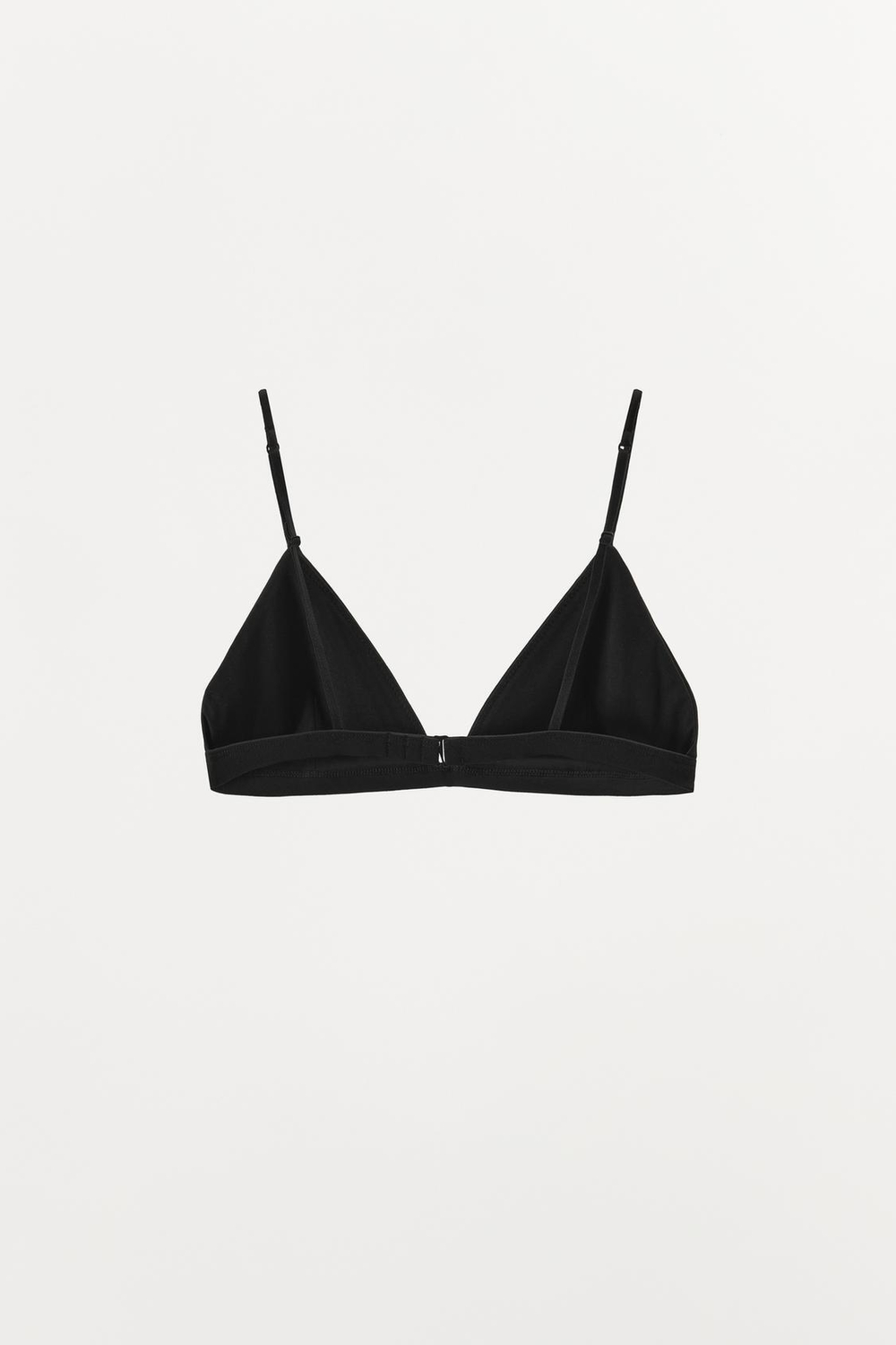 ZARA БРАЛЕТТ ИЗ МОДАЛА С ТРЕУГОЛЬНЫМИ ЧАШКАМИ, ЧЕРНЫЙ