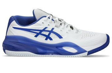 Мужские теннисные кроссовки Asics Gel-Resolution X Clay - white/dark cobalt