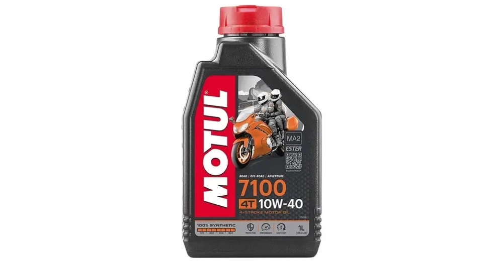 MOTUL 7100 4T 10W40 (1л) VN синтетическое моторное масло (мото)