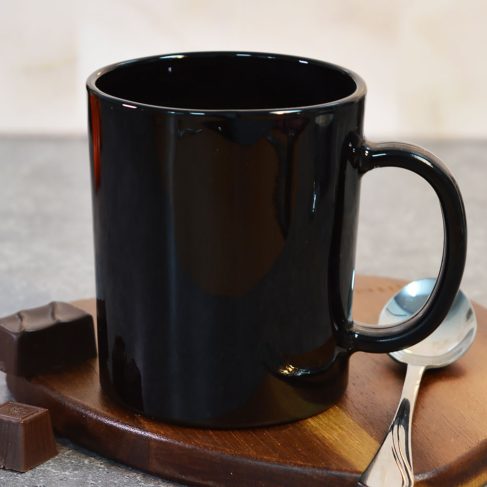 Кружка 360мл Эфиопия, черная, B-MK360