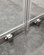 Душевой уголок Cezares MOLVENO-AH-2/1-170/80-C-Cr-IV, 170х80х195, профиль хром, стекло прозрачное