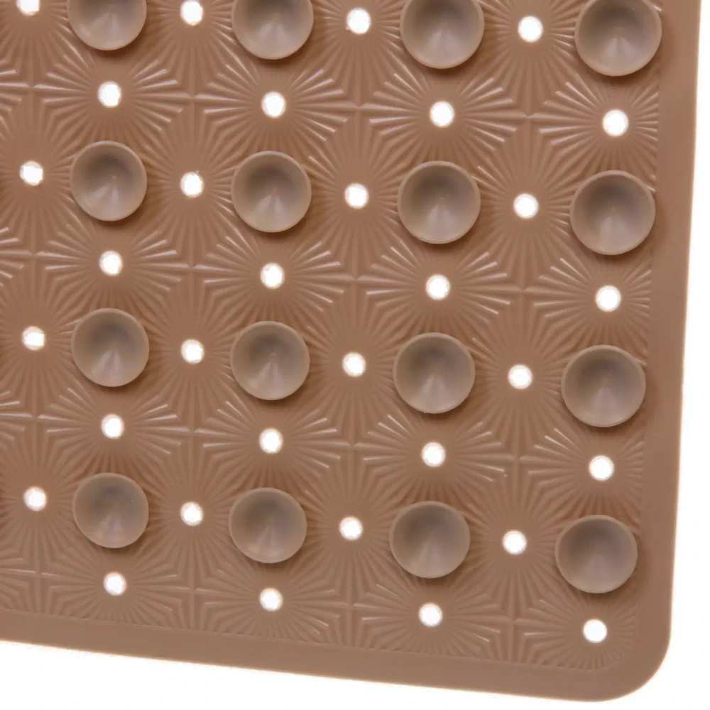 Коврик в ванну Селфи 68х38 ПВХ Франко бежевый