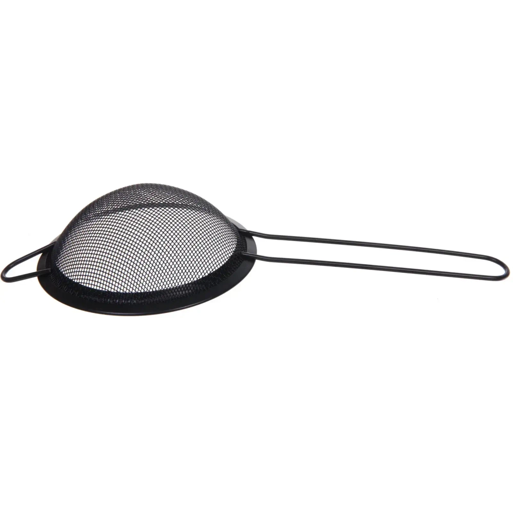 Сито металлическое «Black» 10см с ручкой
