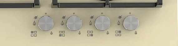 Газовая стеклянная варочная панель Korting HGG 6825 CTB