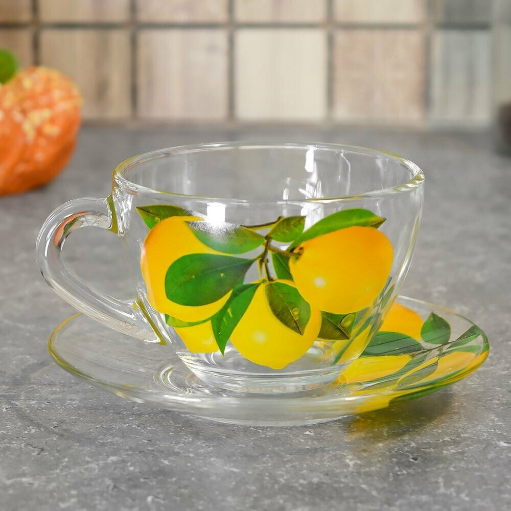 Чайная пара "Лимоны"