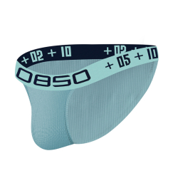 Мужские трусы танга голубые BS BS3517-17