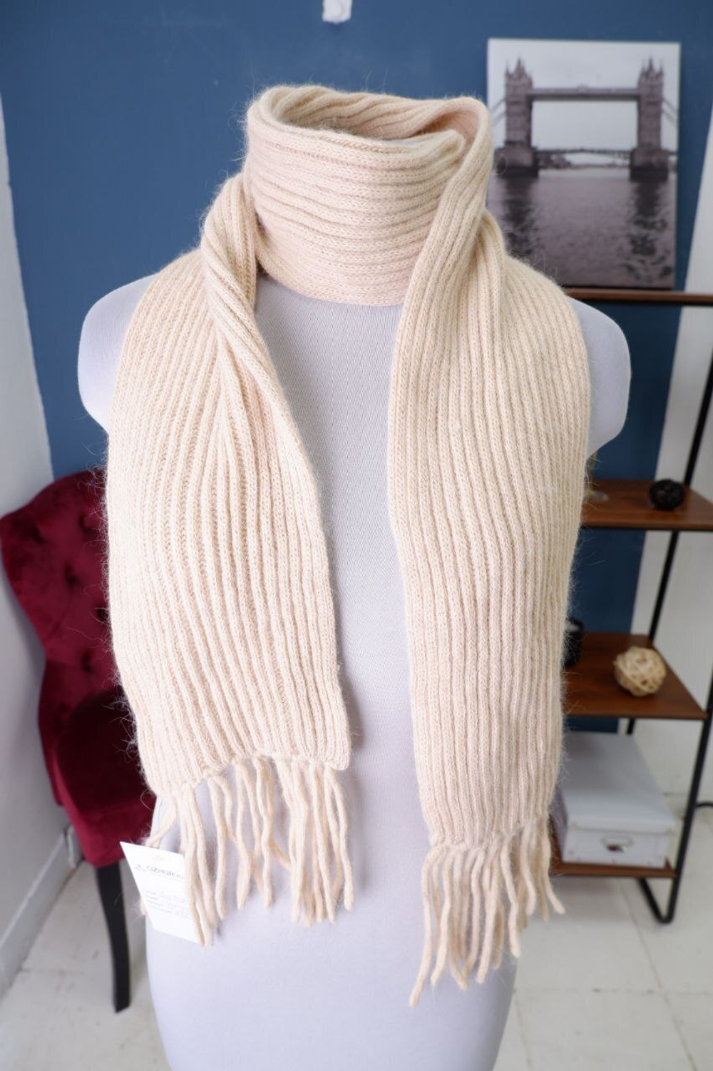 Шарф шерстяной