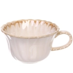 Чайная пара «Верона» (кружка 230мл, блюдце) бежевая