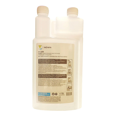 H-109 кислотное низкопенное моющее средство 1 л