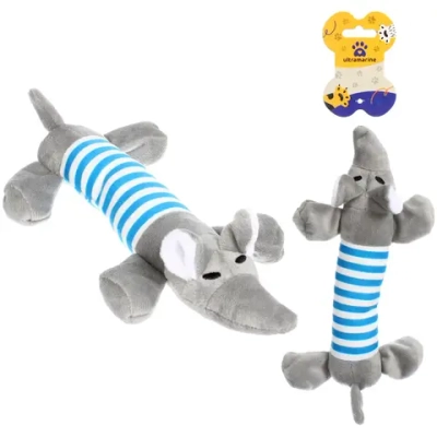 Игрушка для собак малых и средних пород «ЗООГРАД», с пищалкой, 22см (лейбл)