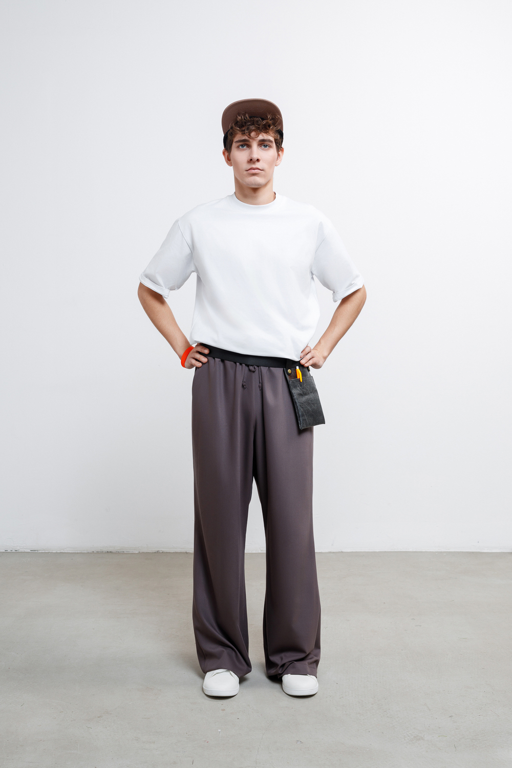 Карман на пояс из ЭКО кожи, черный