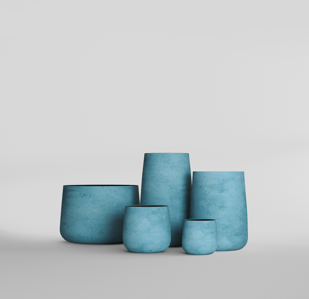 Кашпо, коллекция Color, форма CONE