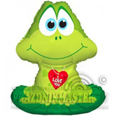 CTI Фигура Лягушка с сердечком Зеленый 32''/81 см.