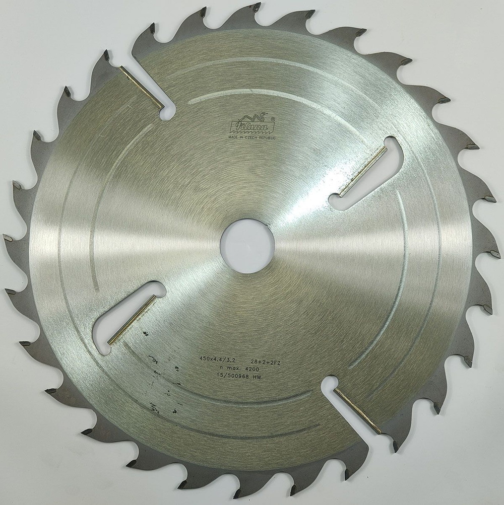 Пила дисковая TCT "Pilana" 450x4.4/3.2x50 z28+4 94.1 FZ