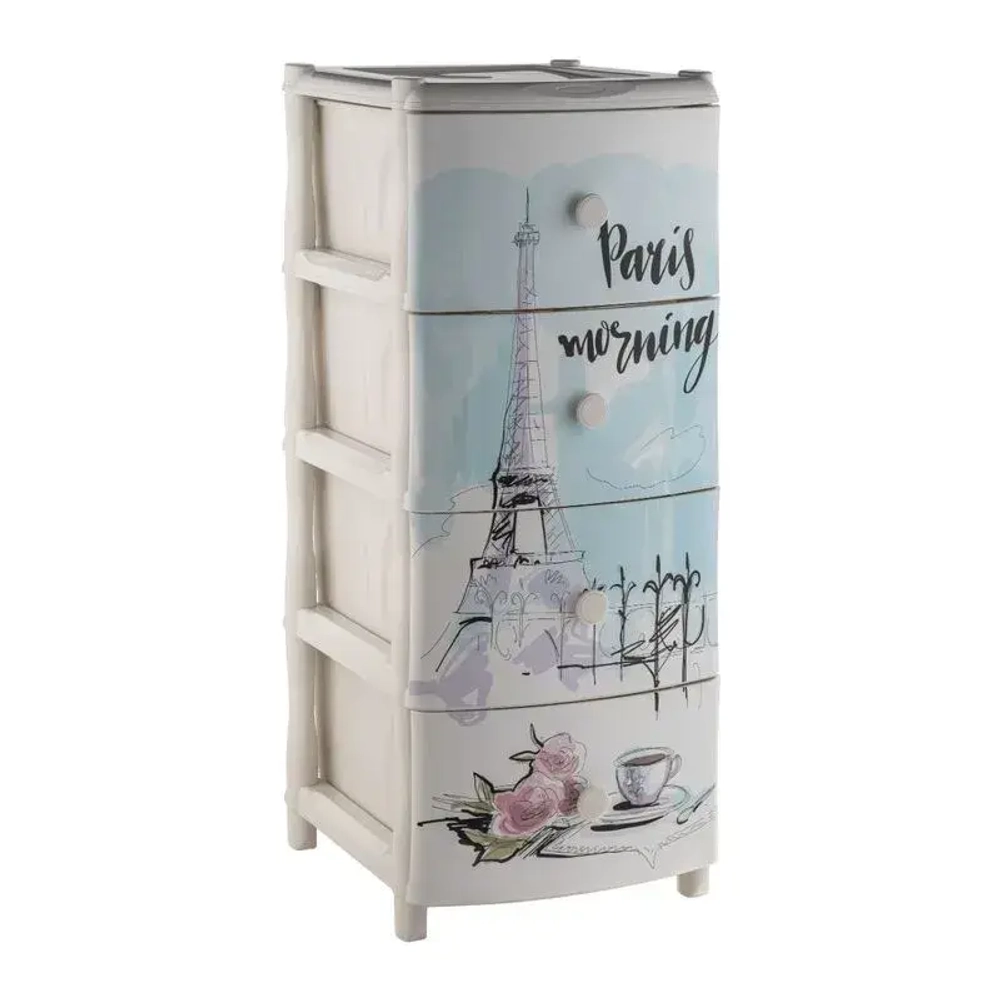 Комод Элластик с рисунком Париж 395х980мм