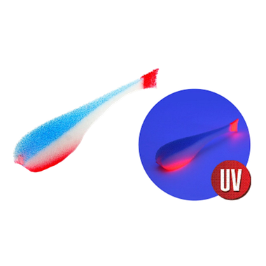 Рыбка поролоновая Яман Y-PS105 105мм 5шт с силиконовой вставкой -